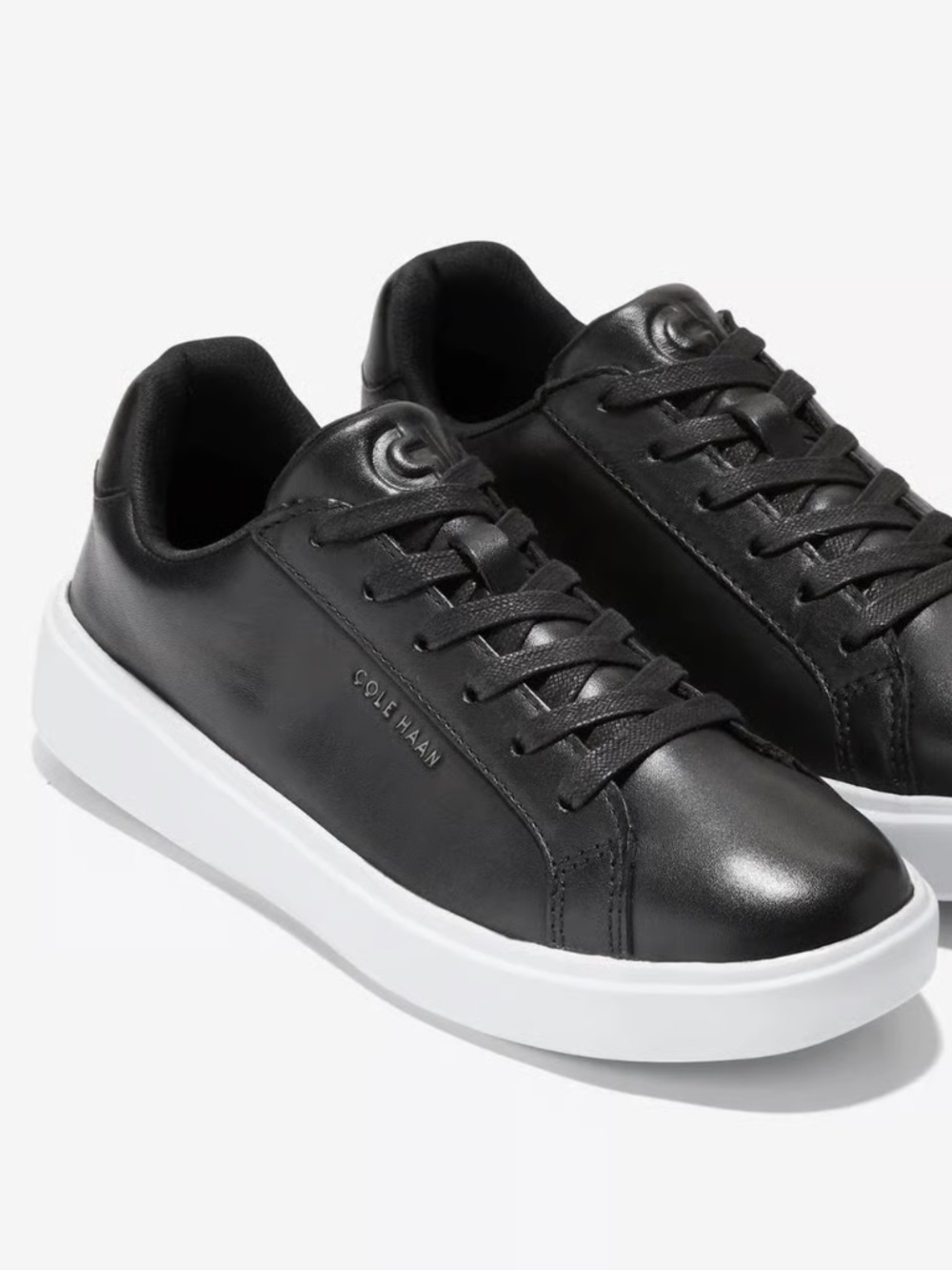 New Cole Haan Women's Grand Crosscourt Daily Low Top Casual Sneakers Shoes Black
